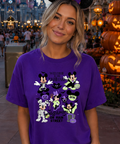 Welcome To Our Nightmare Halloween - Tshirt - Purple/White