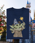 Grogu Wizard - Tshirt - White/Navy/Pink