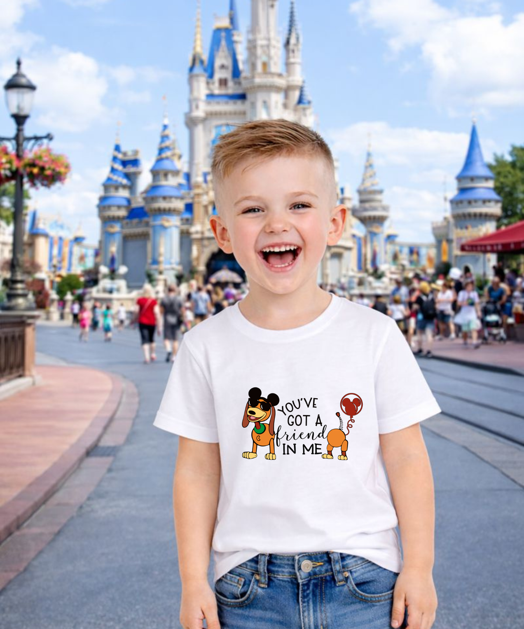 Slinky Friend In Me - Tshirt - White