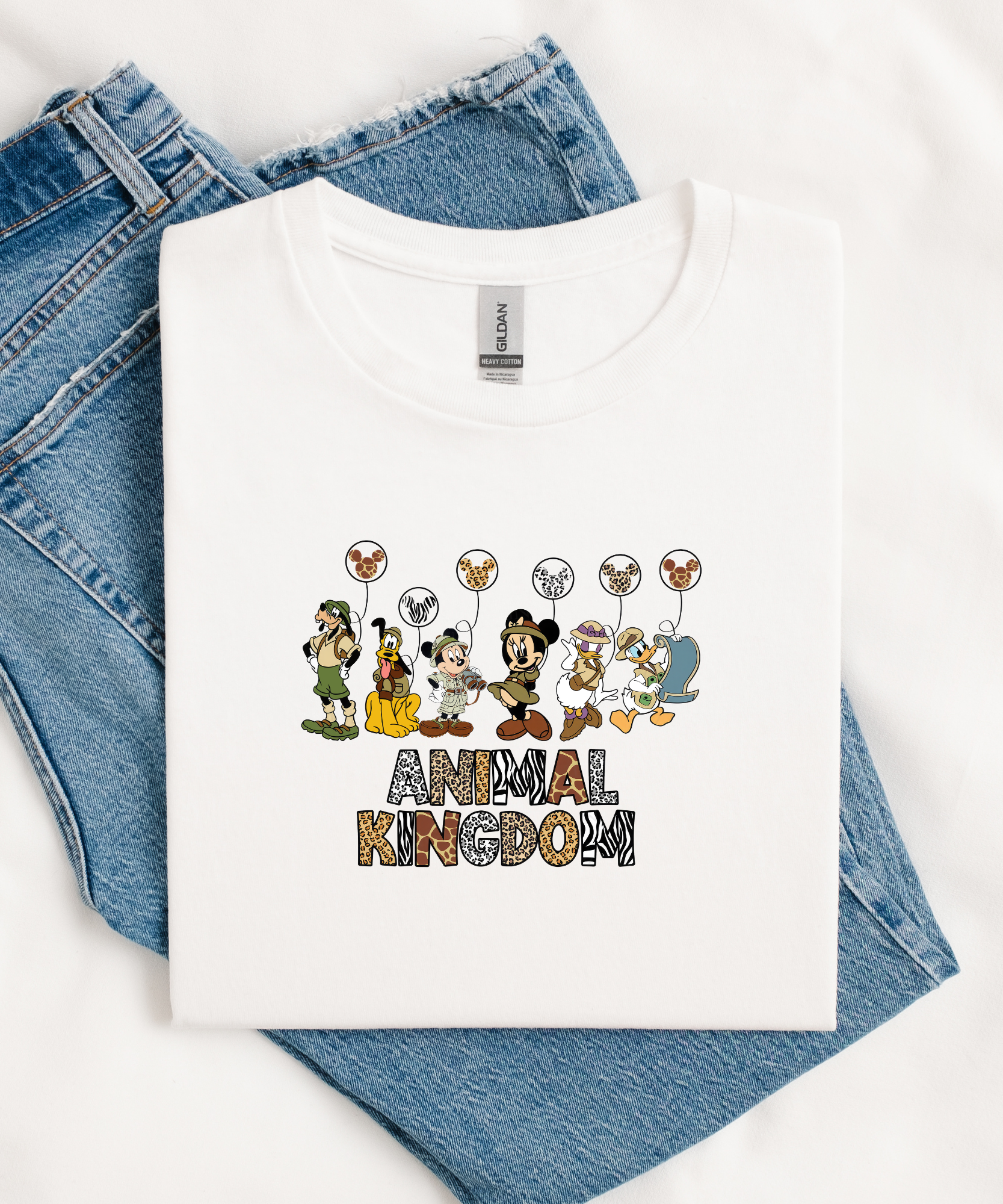 AK Balloons Mouse & Friends - Tshirt - White