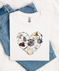 Harry P Heart- Tshirt/Sweatshirt - White