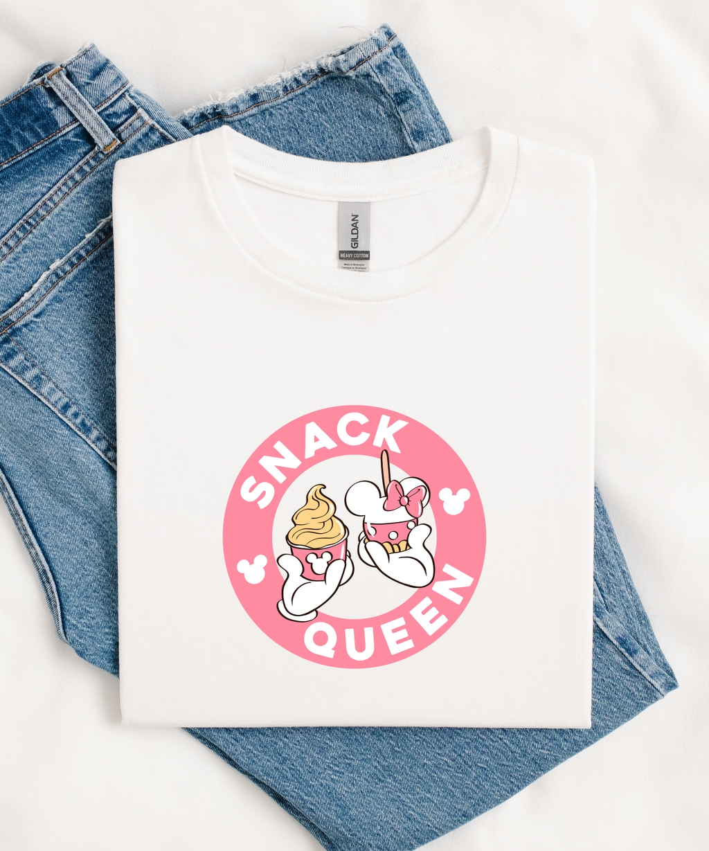 Snack Queen - Tshirt/Cropped Vest