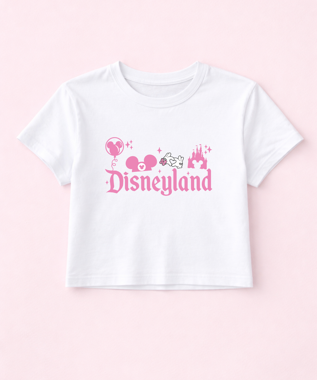 DL - pink - cropped top/cropped vest