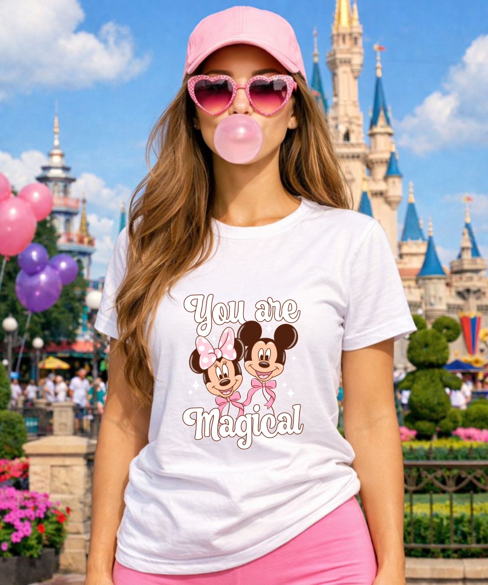 You Are Magical - Mouse Balloons - Tshirt - White