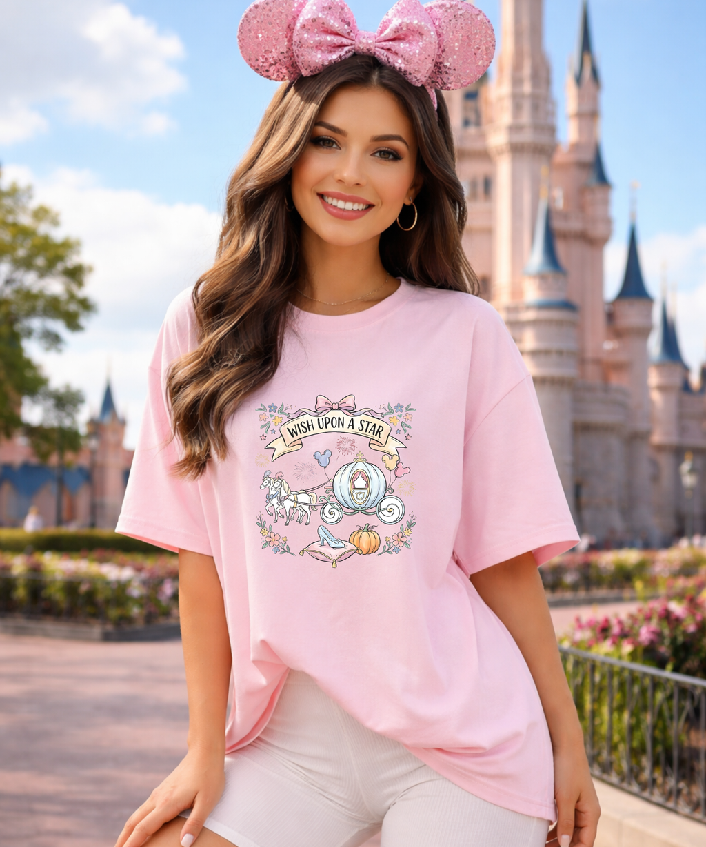 Wish Upon A Star - Tshirt - Pink