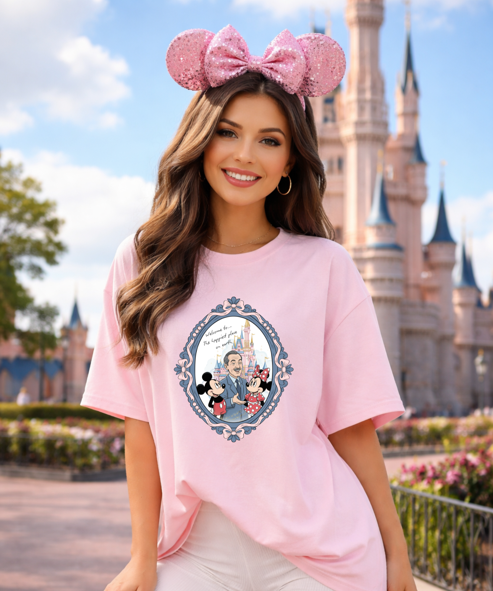 Walt & Mouse - Happiest Place - Exclusive Design