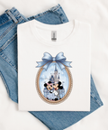 Minnie Mickey Castle Frame - Tshirt - Pink