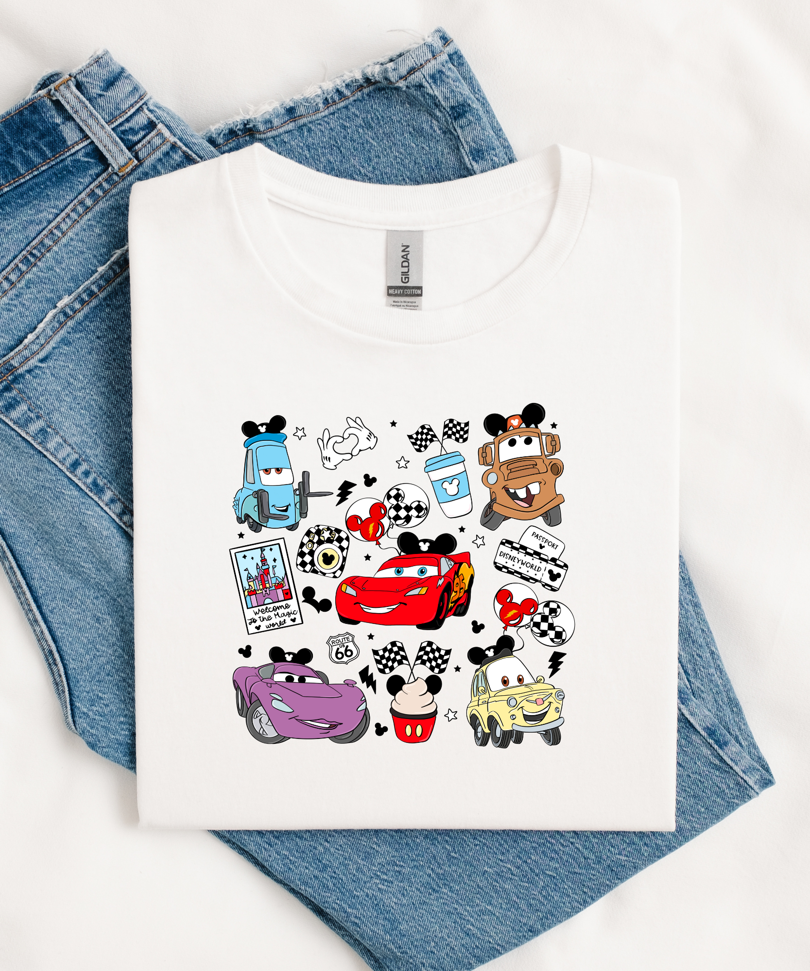 Cars Coquette - Tshirt - White