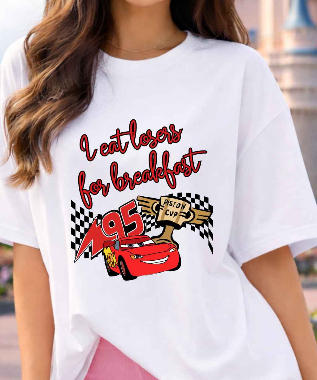 I Eat Losers For Breakfast - Exclusive Design - Tshirt - White