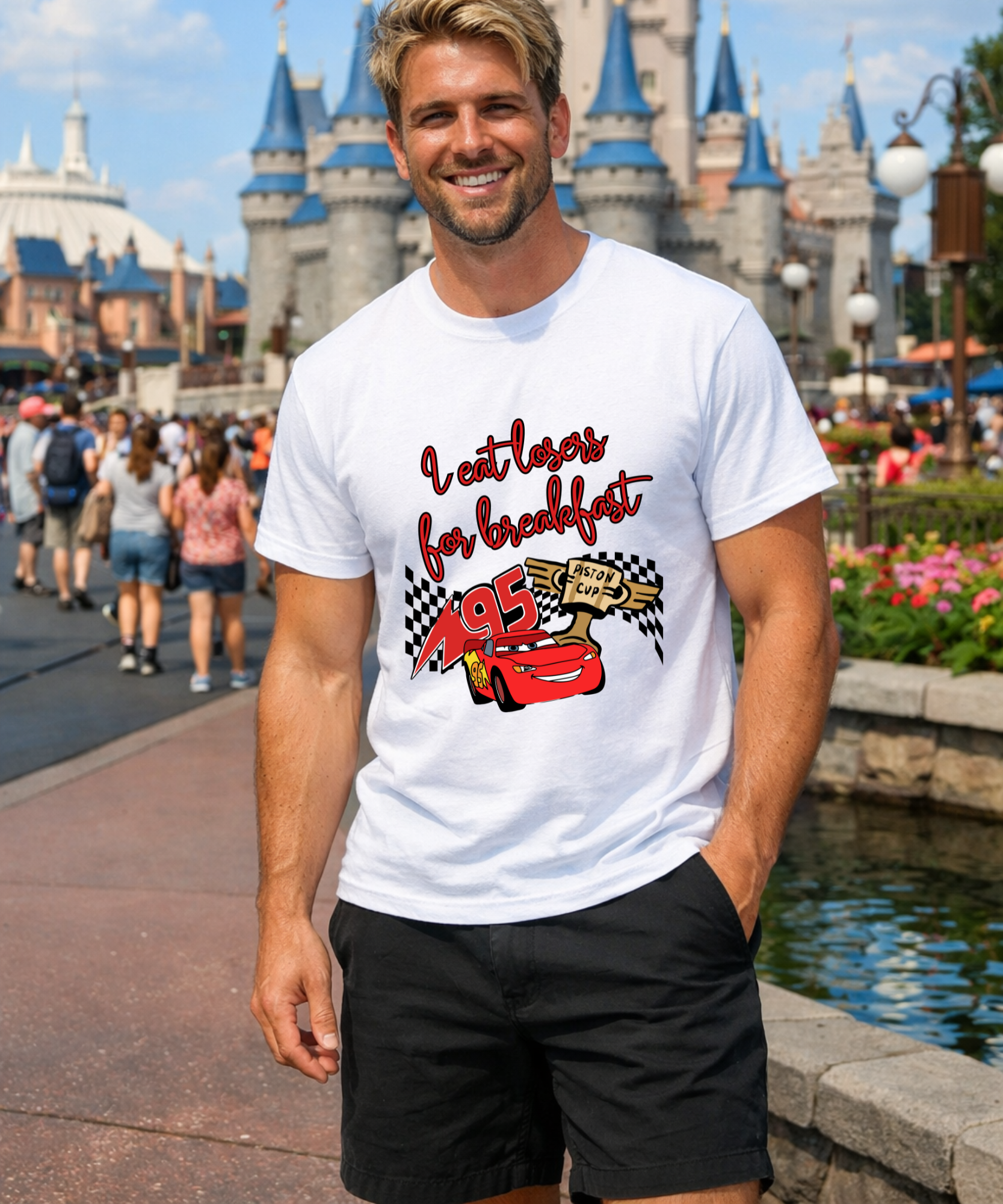 I Eat Losers For Breakfast - Exclusive Design - Tshirt - White