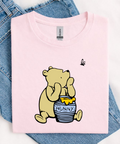 Hunny Bear - Tshirt/Sweatshirt - Pink/White