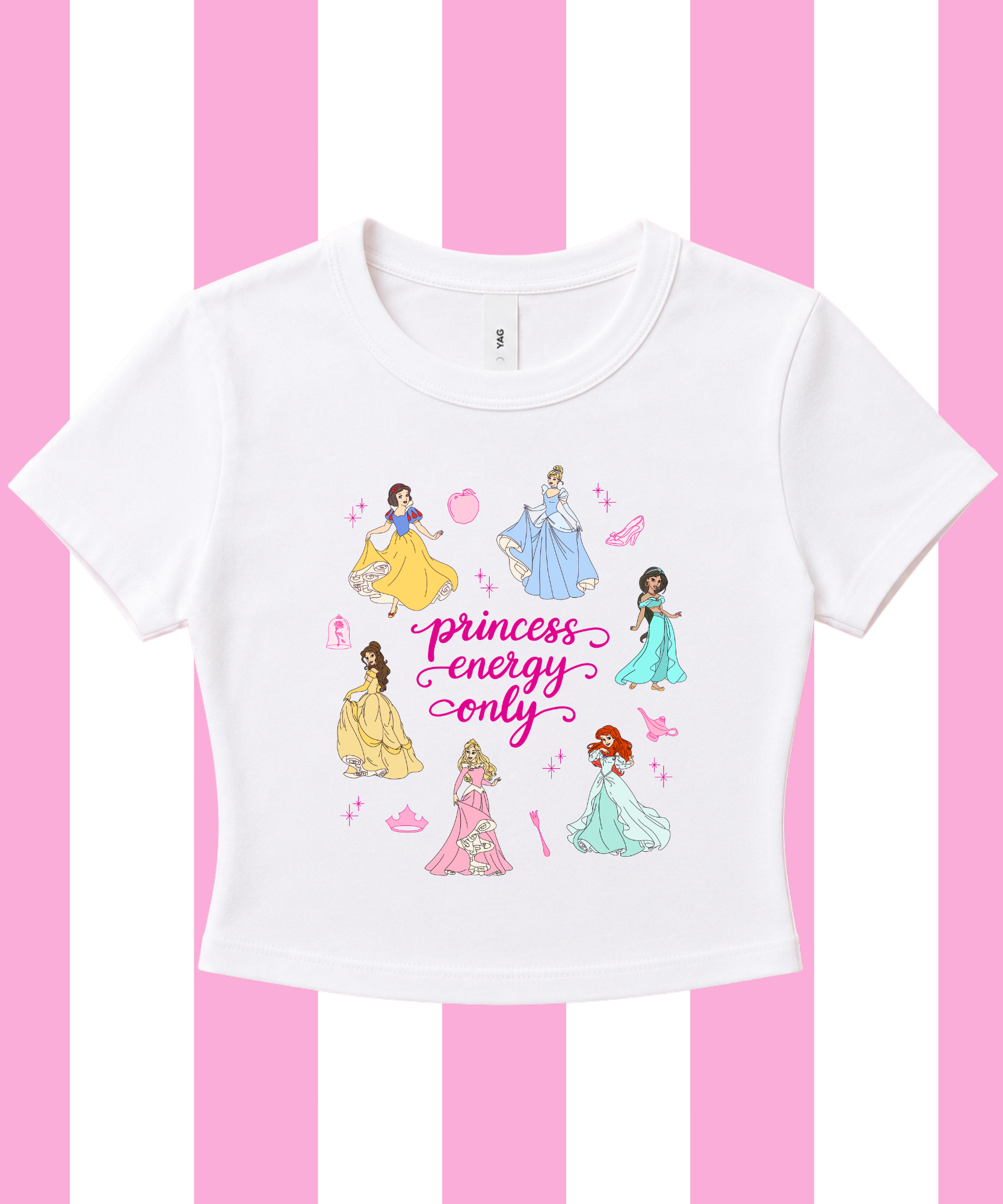 Princess Energy Only Exclusive - Cropped Tee/Cropped Vest