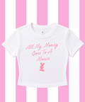All My Money Goes To A Mouse Exclusive - Cropped Tee/Cropped Vest