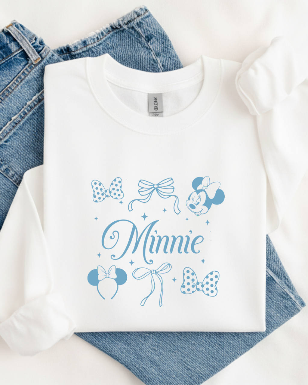 Minnie Blue Coquette - Tshirt/Sweatshirt