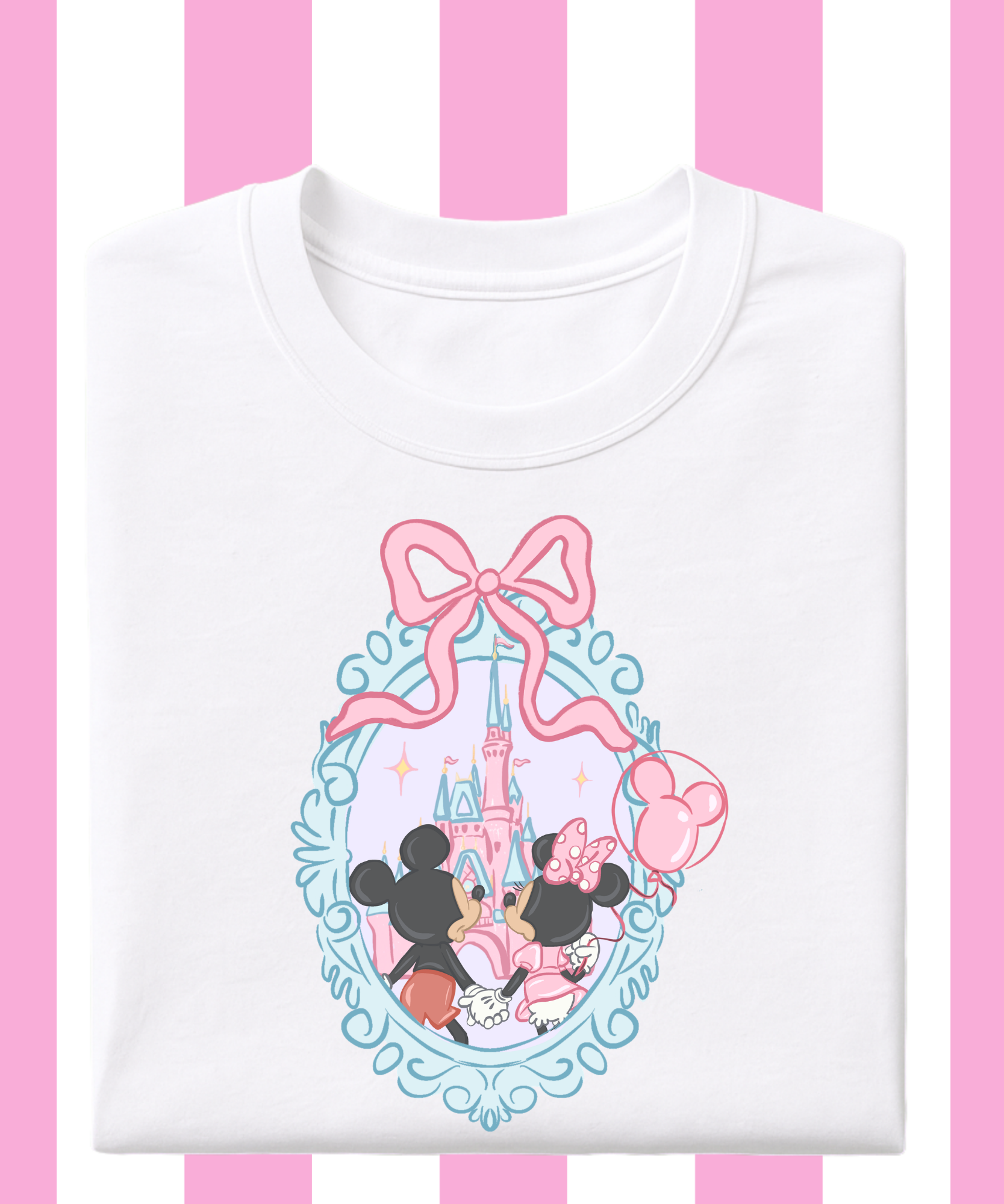 Minnie & Mickey Frame - Tshirt