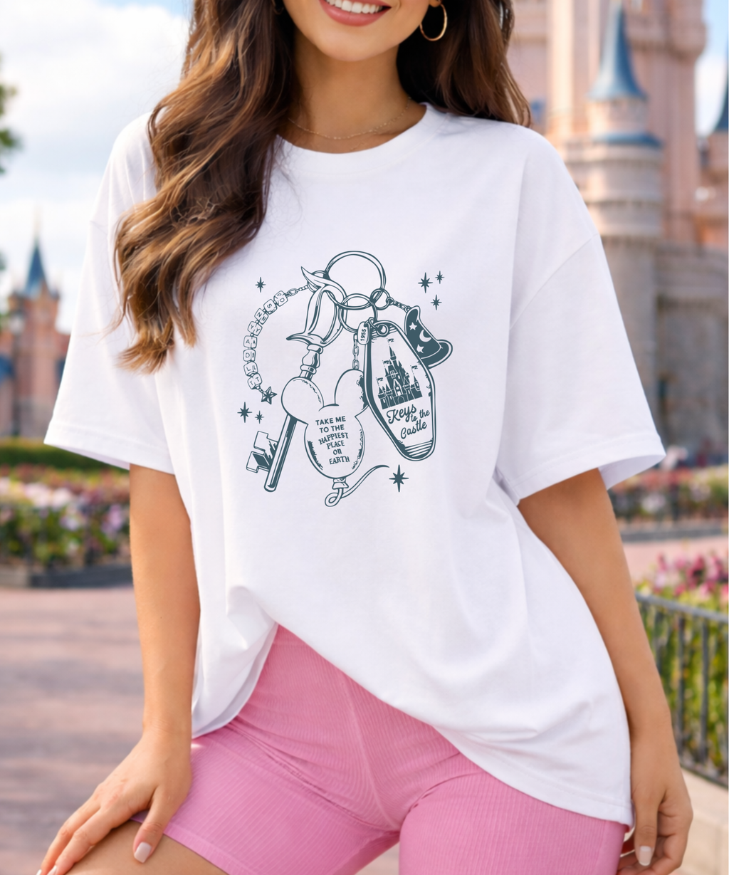 Happy Place Keychain Tshirt/Sweatshirt