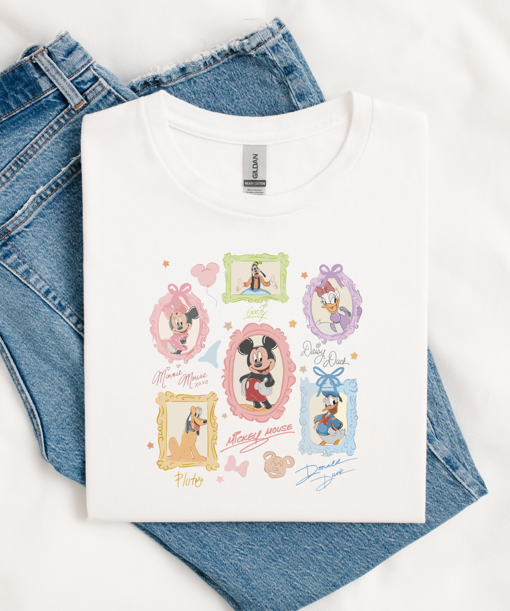 Mouse & Friends Signature Tee/Cropped Vest