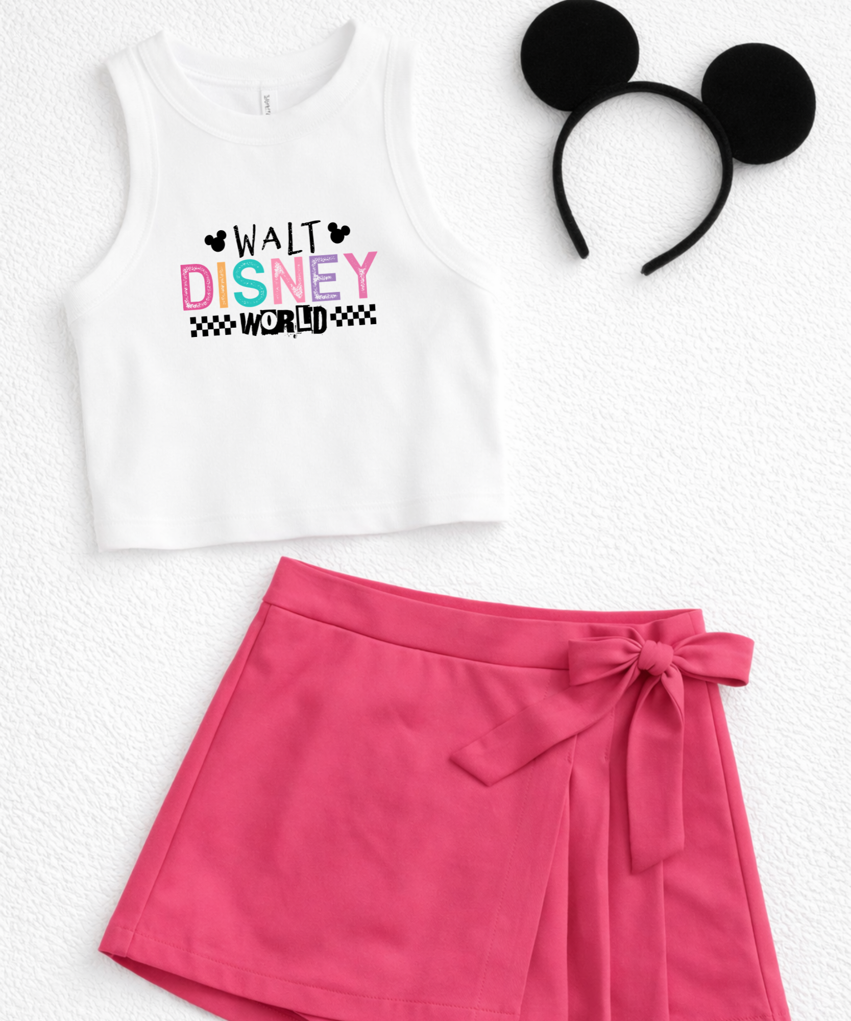 WDW - Cropped Vest - White