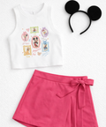 Mouse & Friends Signature Tee/Cropped Vest