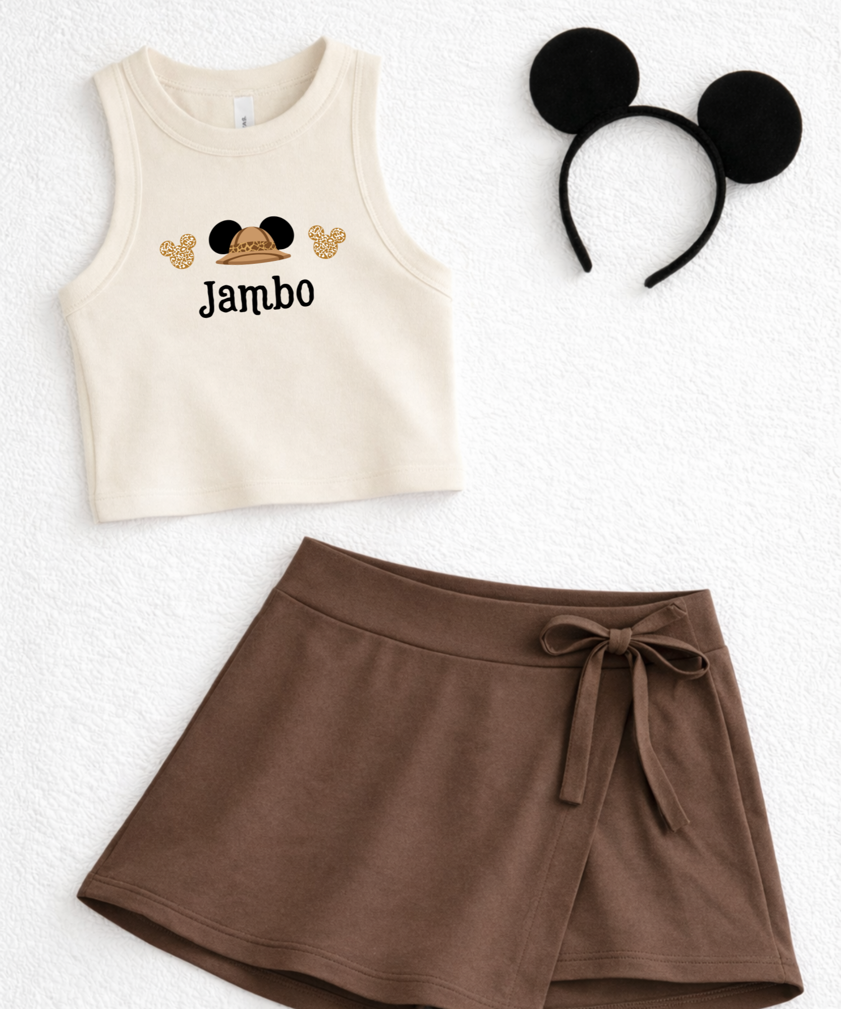 Jambo Exclusive - Natural - Cropped Vest