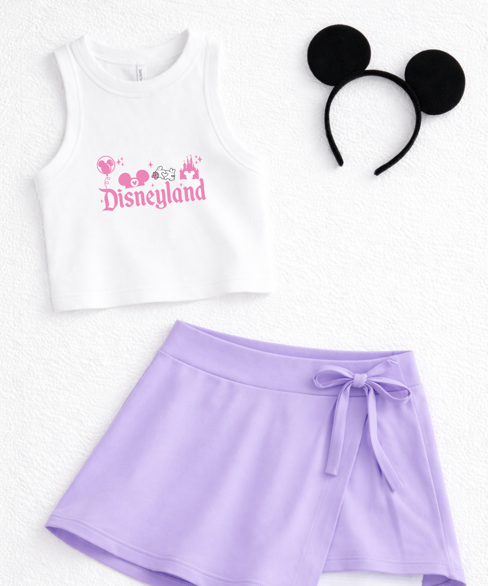 DL - pink - cropped top/cropped vest