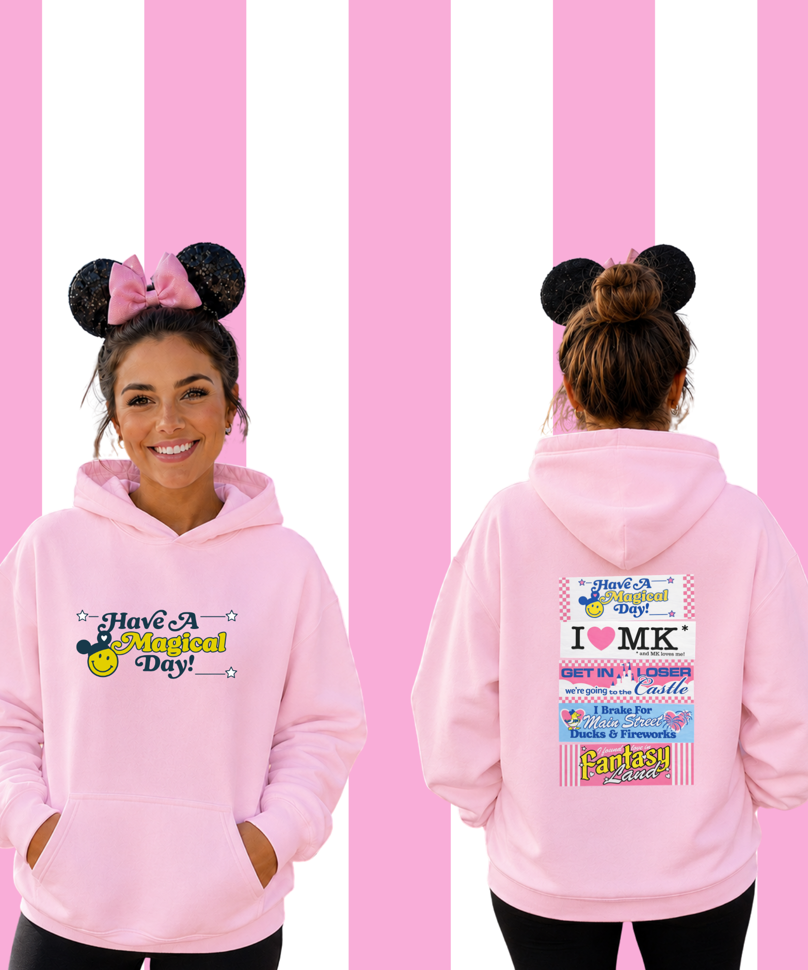 Have A Magical Day - Double Sided Hoodie