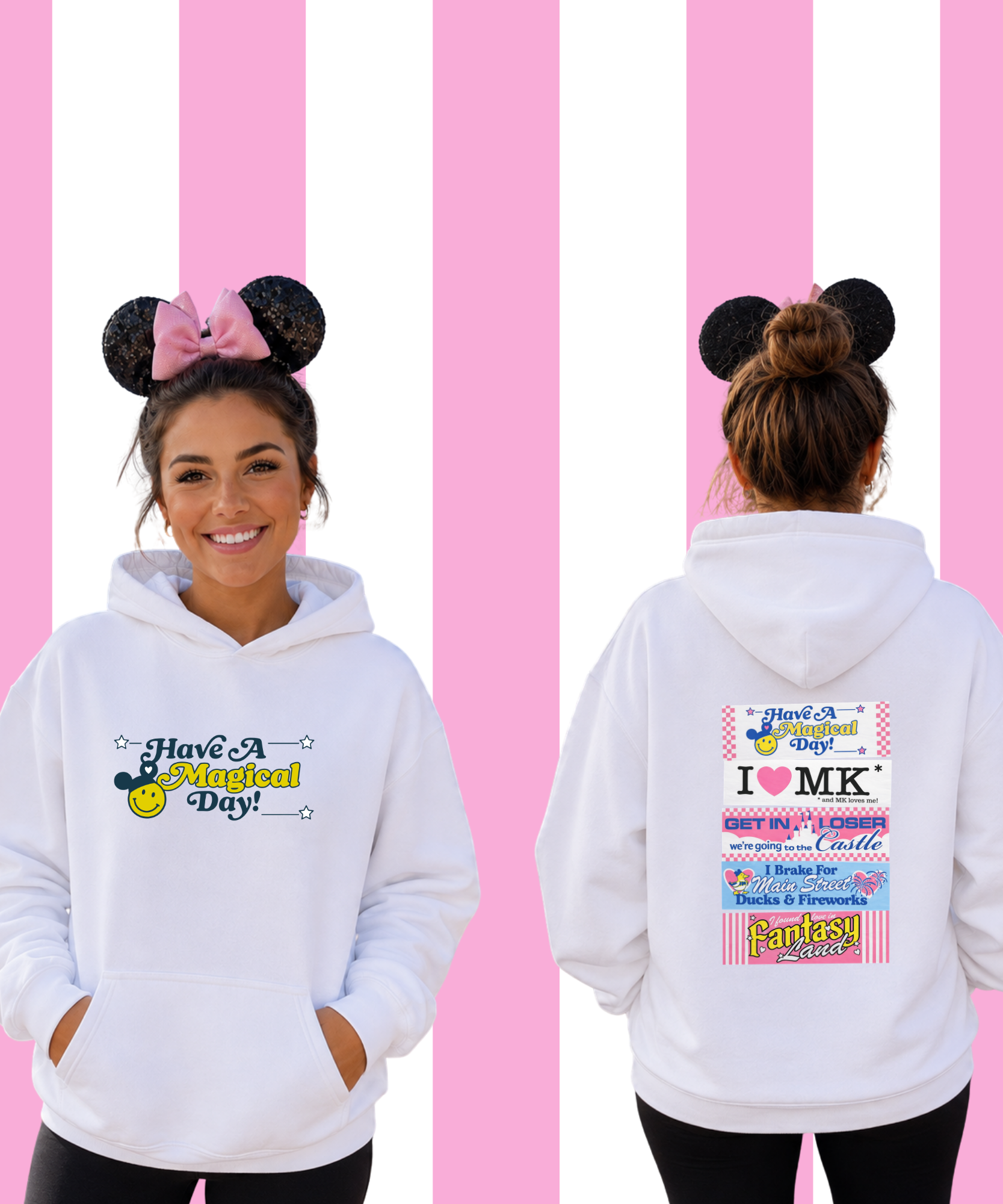 Have A Magical Day - Double Sided Hoodie