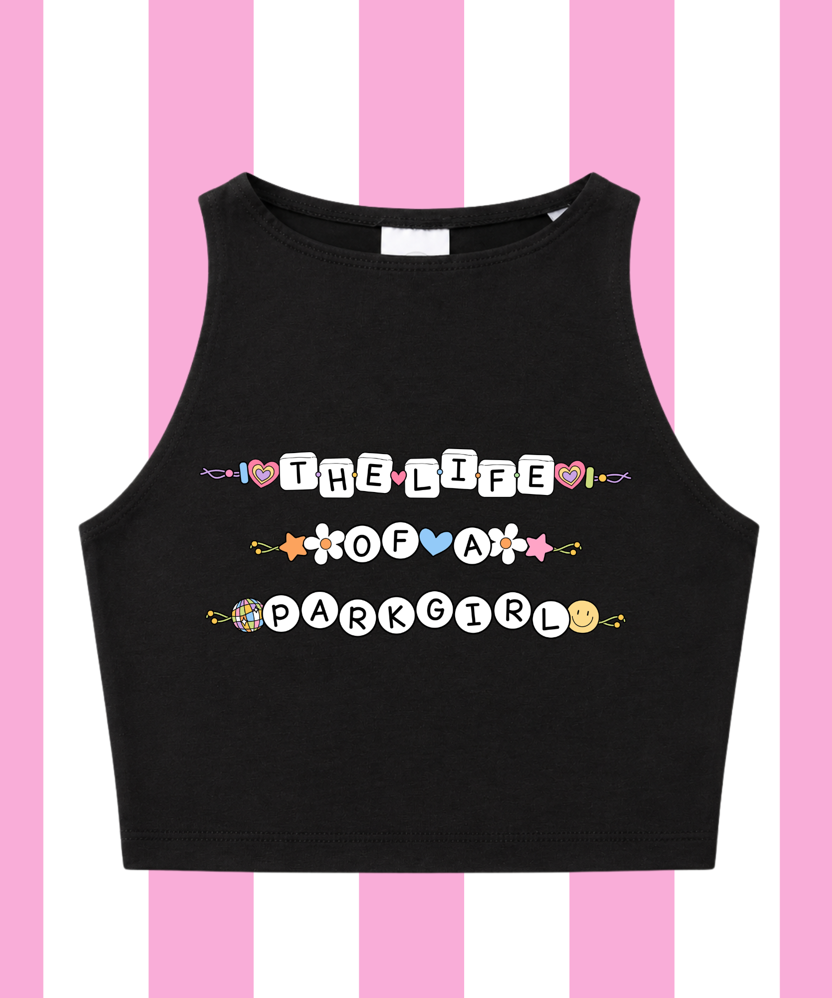 The Life Of A Park Girl - Kids Cropped Vest