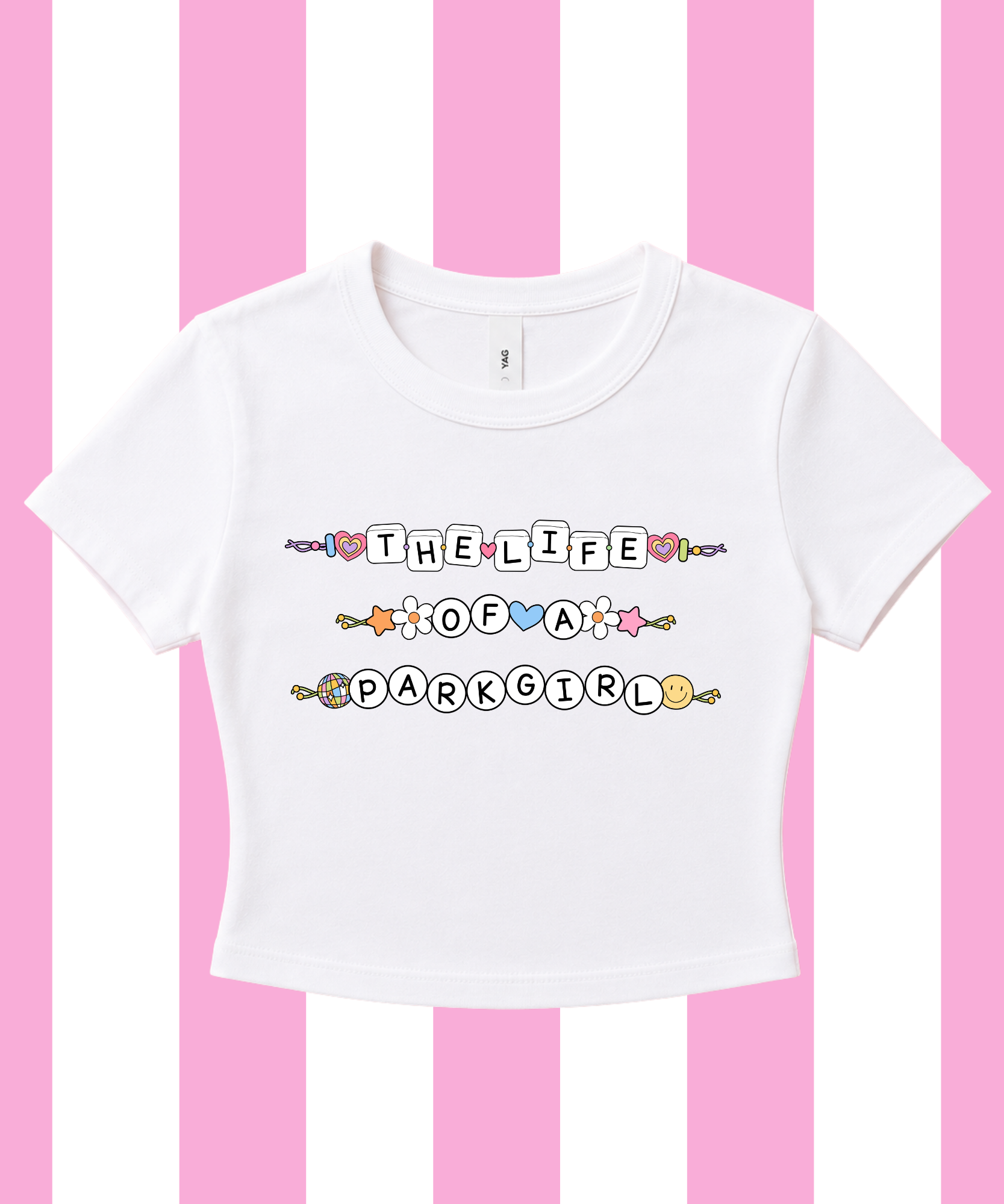 The Life Of A Park Girl - Cropped Tee/Cropped Vest