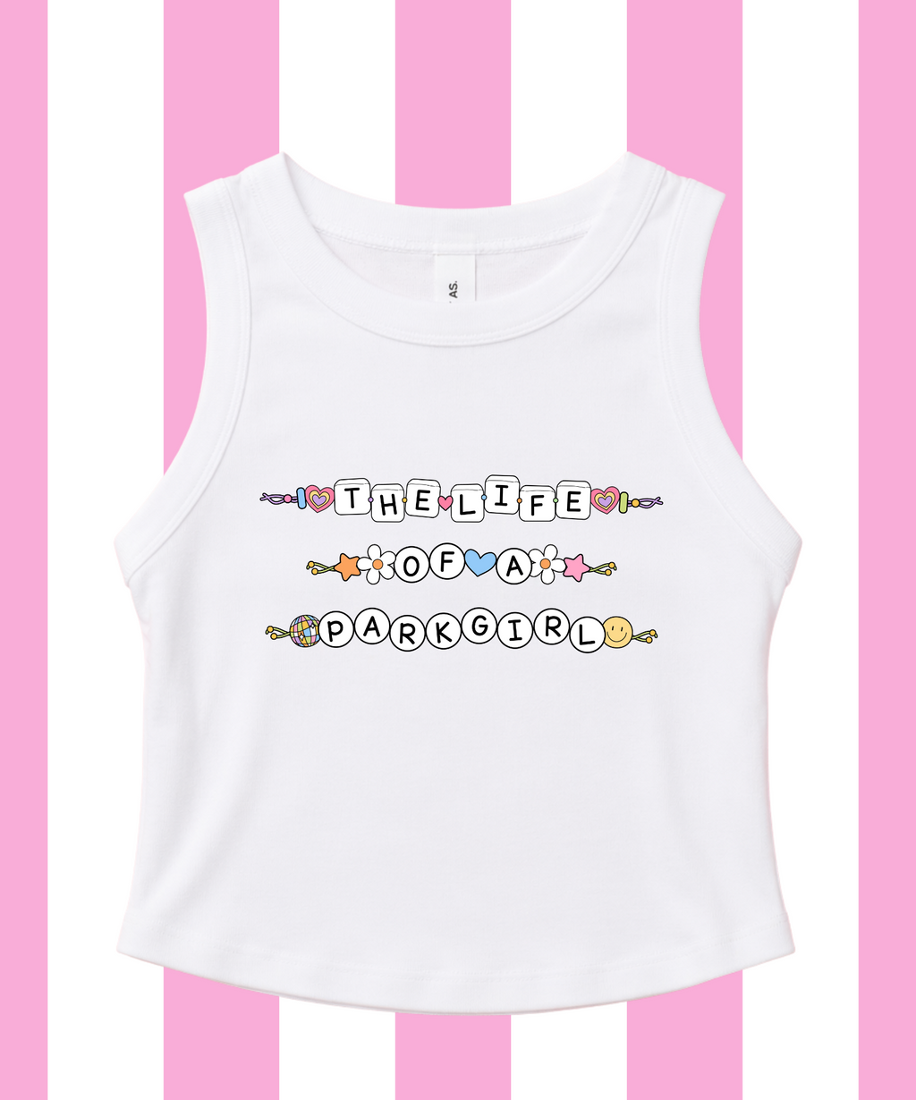 The Life Of A Park Girl - Cropped Tee/Cropped Vest