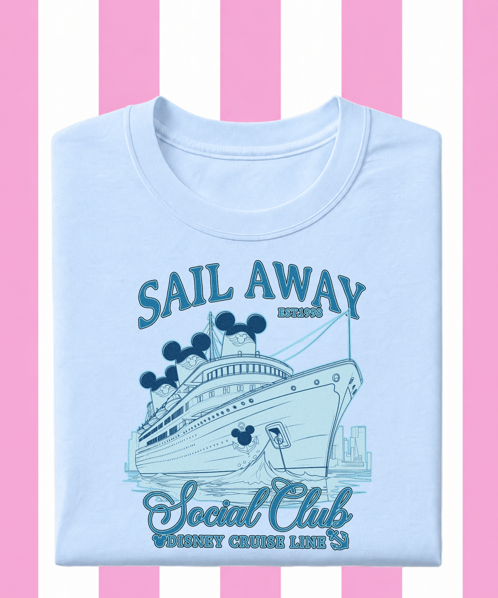 Sail Away Social Club - Tshirt