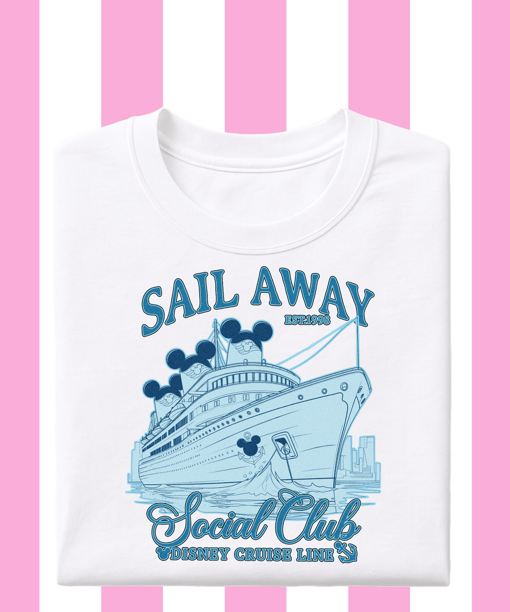 Sail Away Social Club - Tshirt