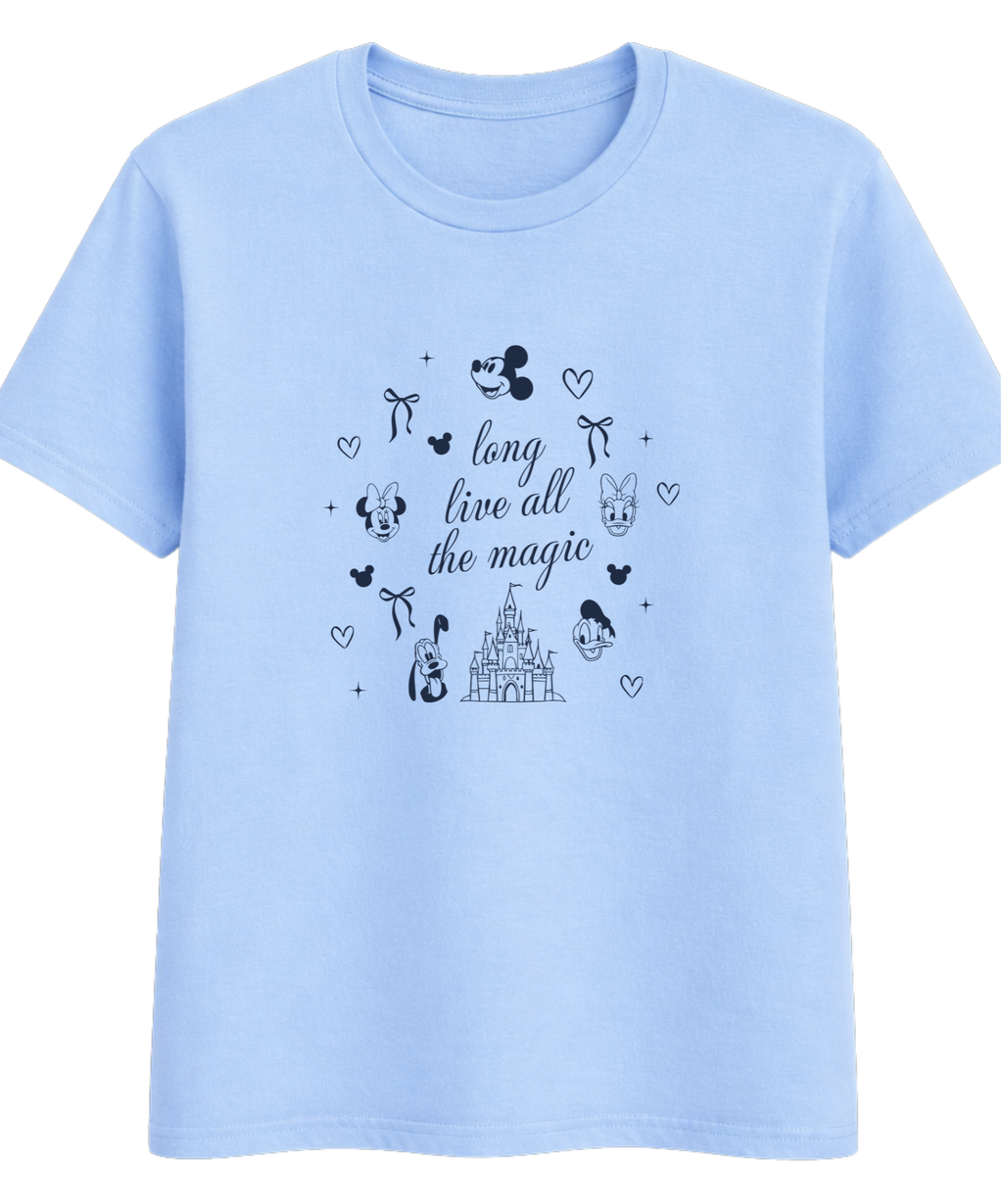Long Live All The Magic Mouse & Friends - Tshirt/Sweatshirt - White/Blue