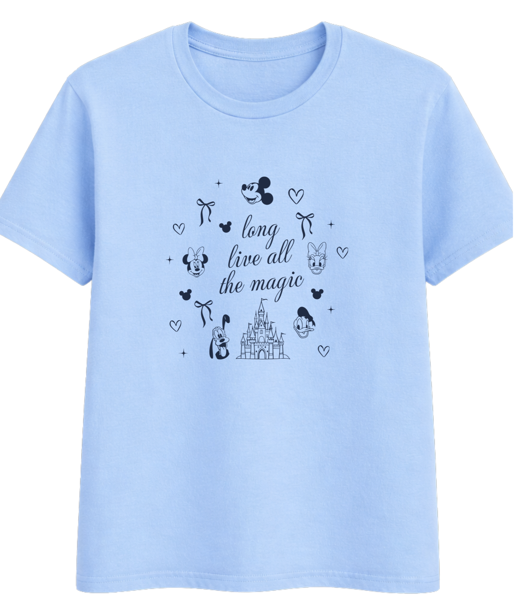 Long Live All The Magic Mouse & Friends - Tshirt/Sweatshirt - White/Blue
