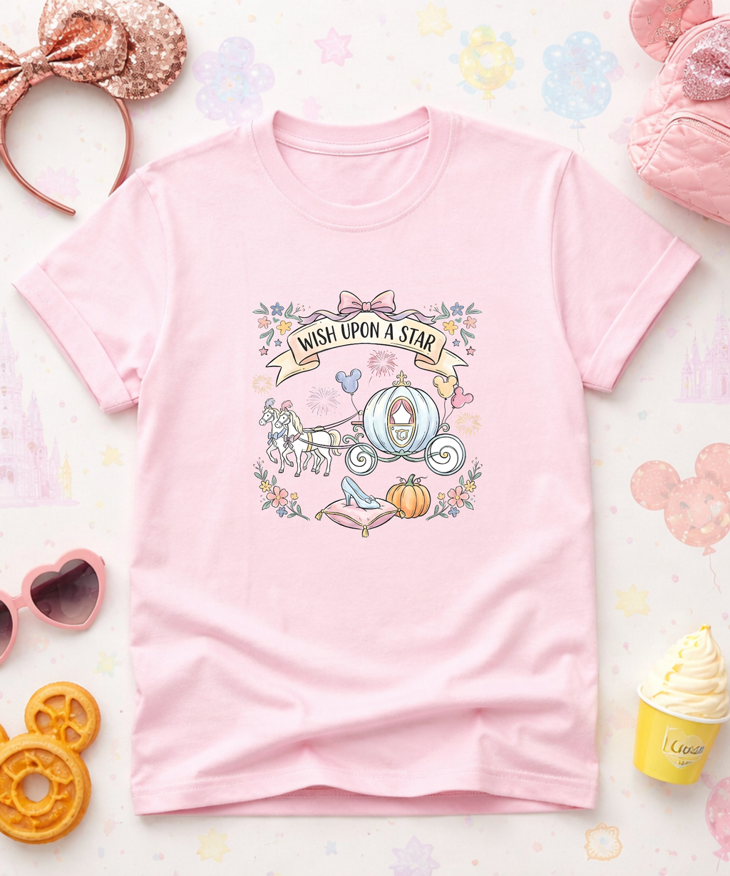 Wish Upon A Star - Tshirt - Pink