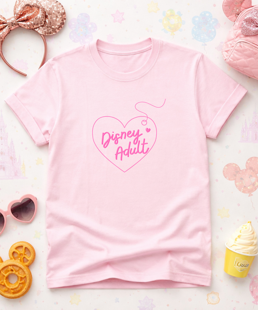 Disney Adult - Tshirt/Sweatshirt - White/Pink