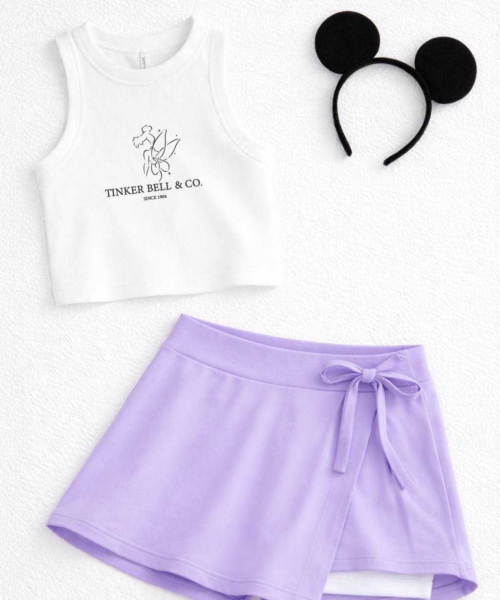 Tinkerbell & Co - Cropped Tee/Cropped Vest