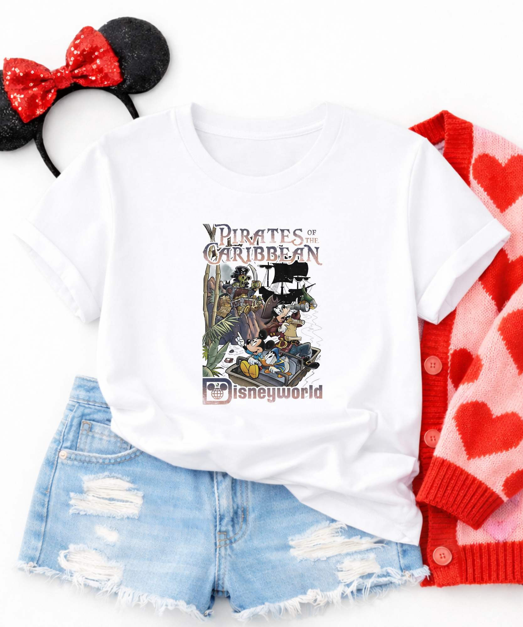 Pirates Of The Caribbean - Tshirt - White
