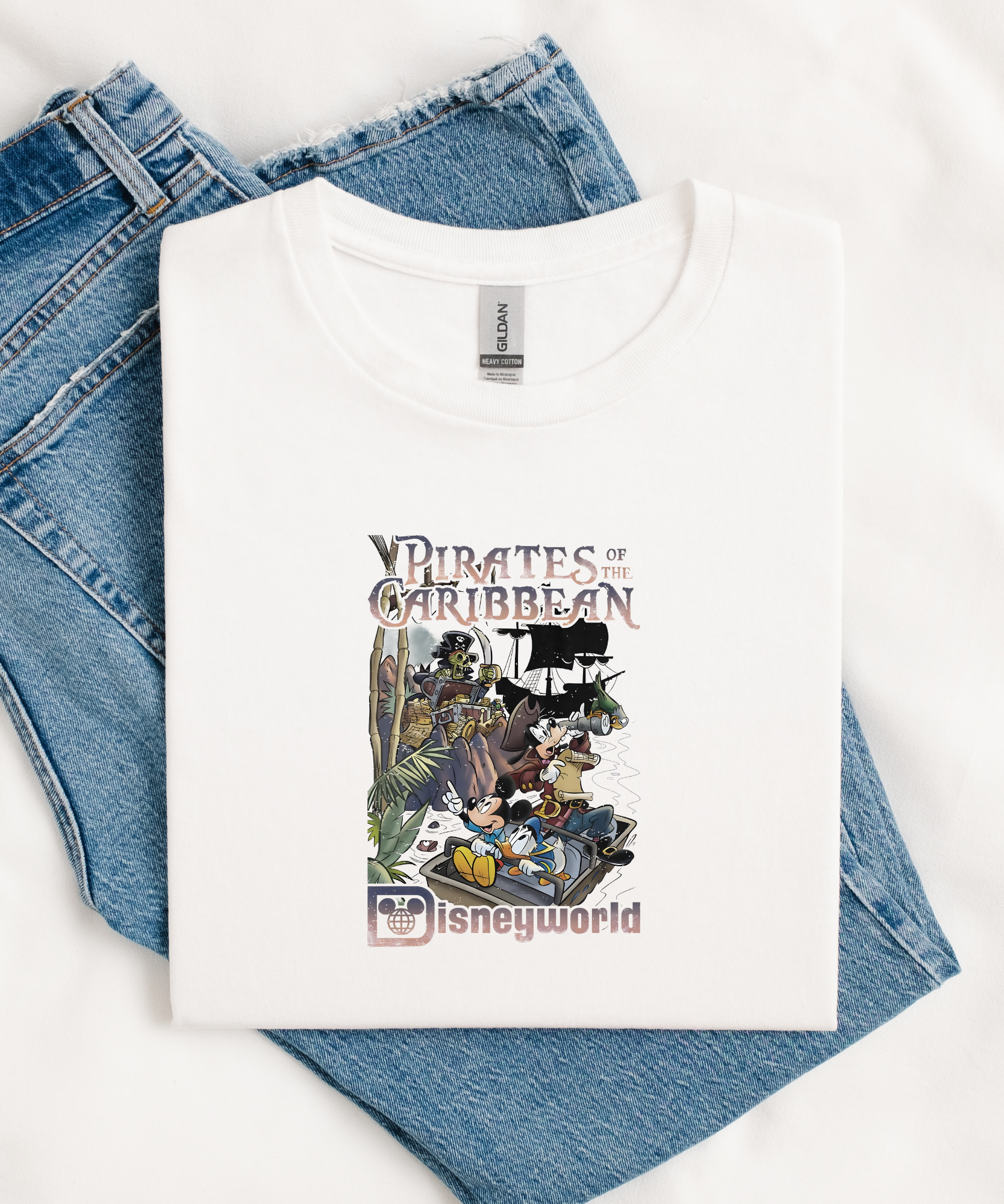 Pirates Of The Caribbean - Tshirt - White