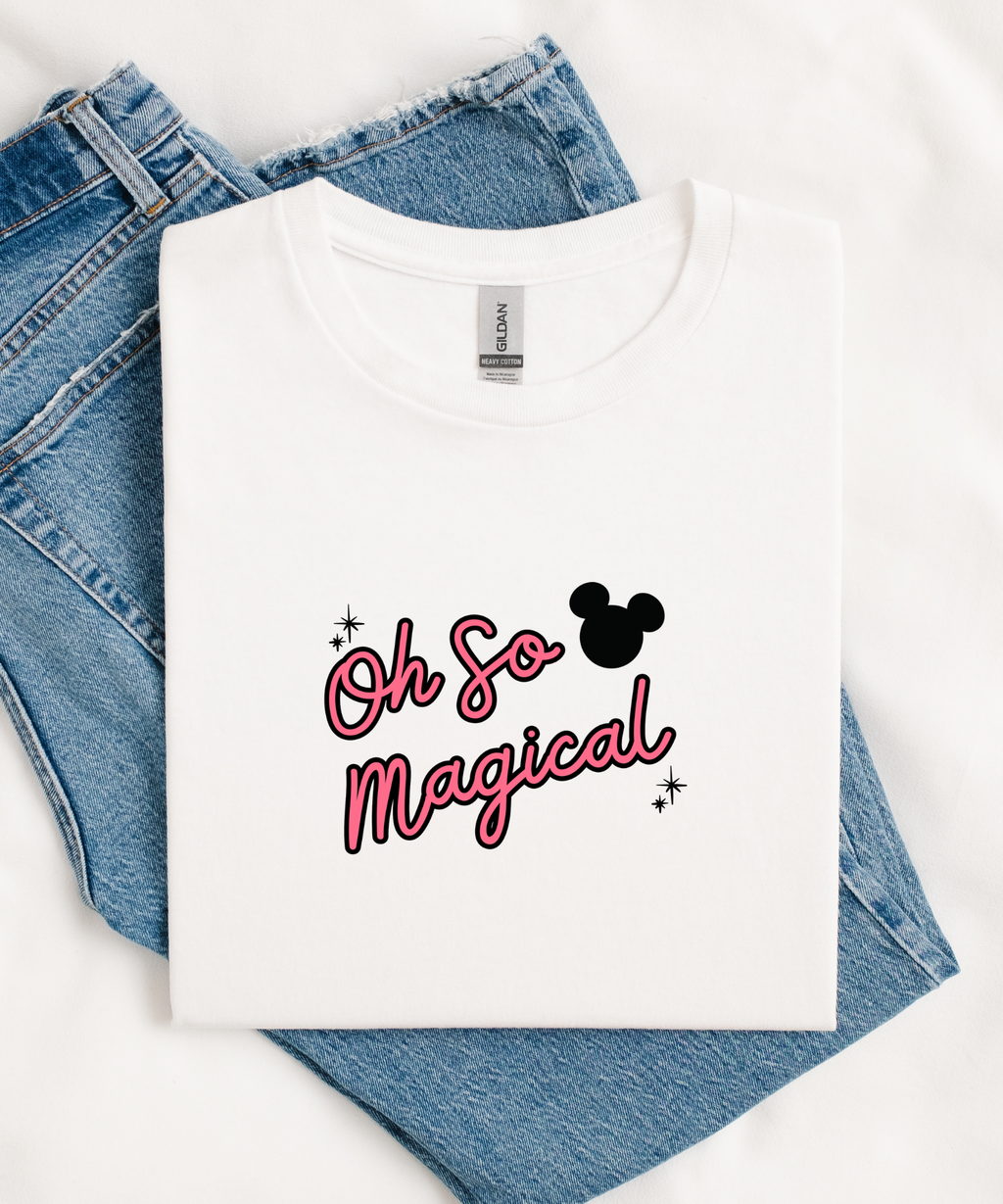 Oh So Magical - Tshirt/Sweatshirt - Pink/White