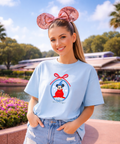 Oh Boy, You’re Magic - Tshirt - Blue/White