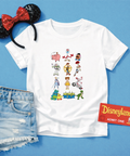 Toy Characters - Tshirt - White/Pink/Blue