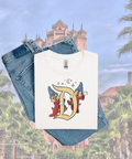 Chip & Dale Sorcerer Hats - Tshirt - Pink/Blue/White