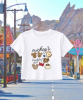 Mouse Breakfast Club - Cropped Tee - White